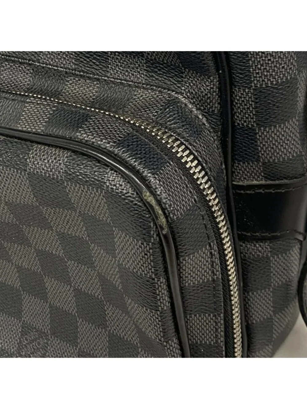 Louis Vuitton Shoulder Bag Damier Graphite Io Black Gray